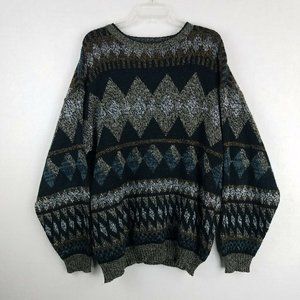 Vintage 80s 90s Sweater Graphix Sweater Mens Large